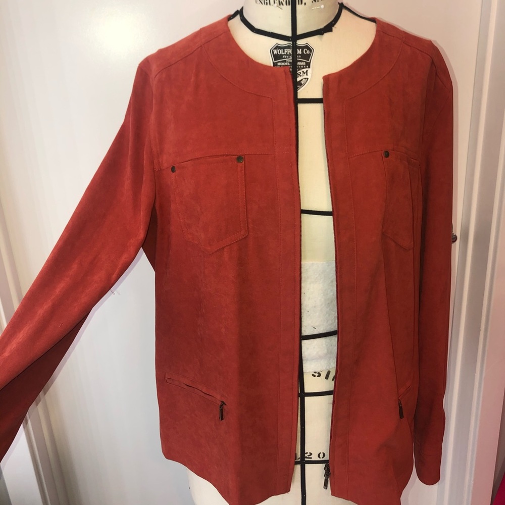 Burnt orange blazer
